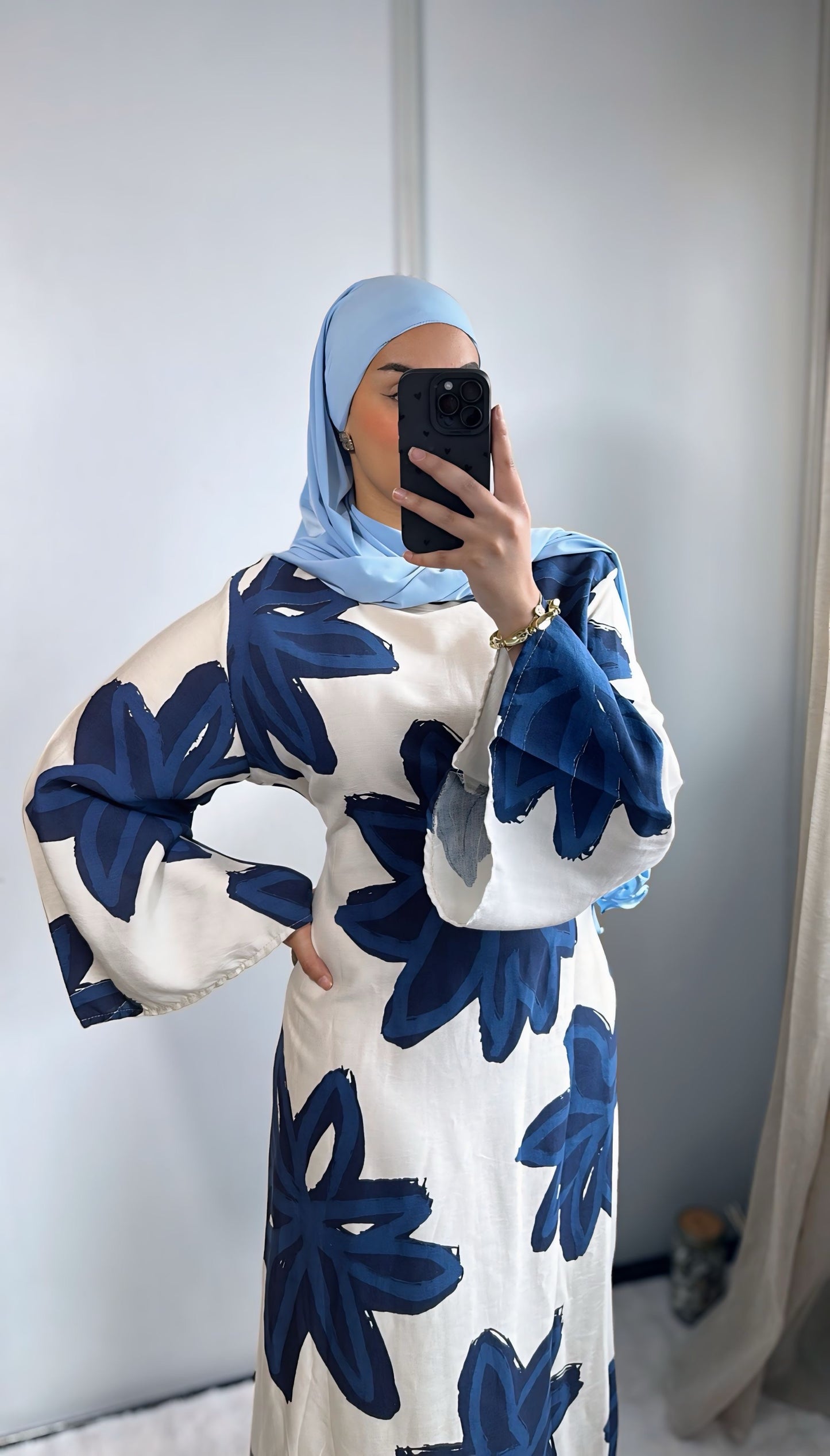 Robe Warda - Bleu