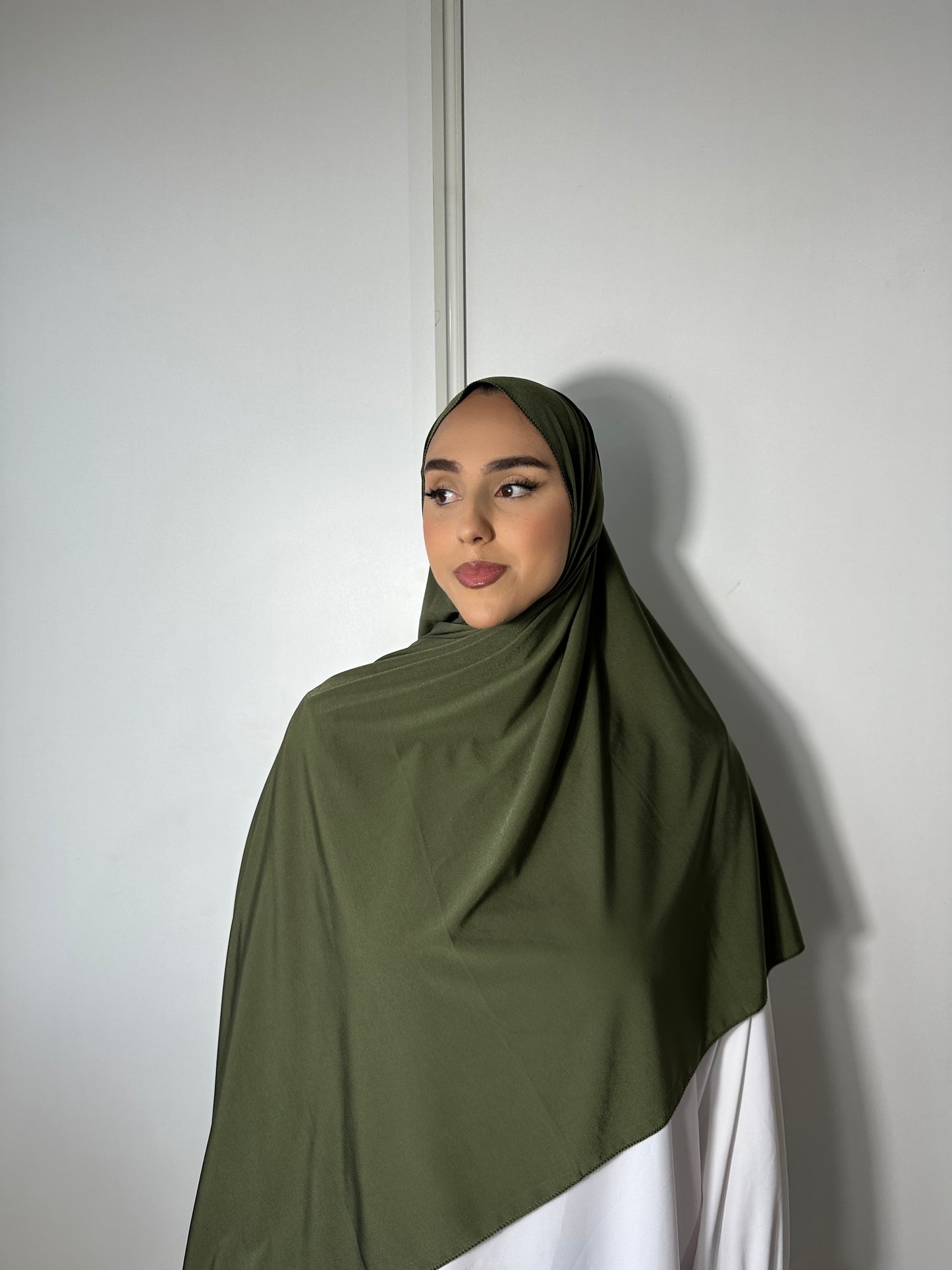 Jersey premium de luxe - ondulé vert olive