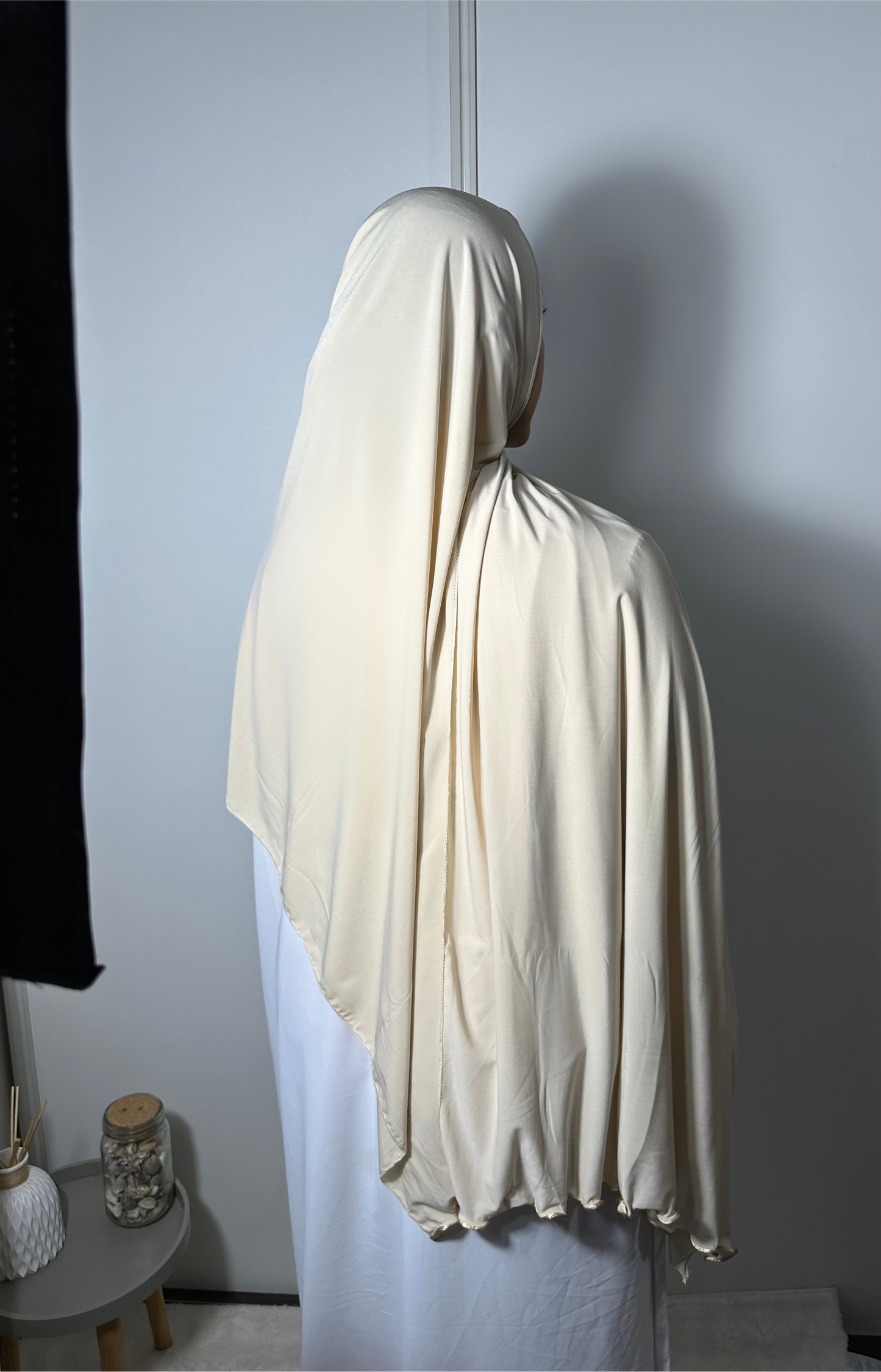 Jersey premium de luxe - ondulé crème