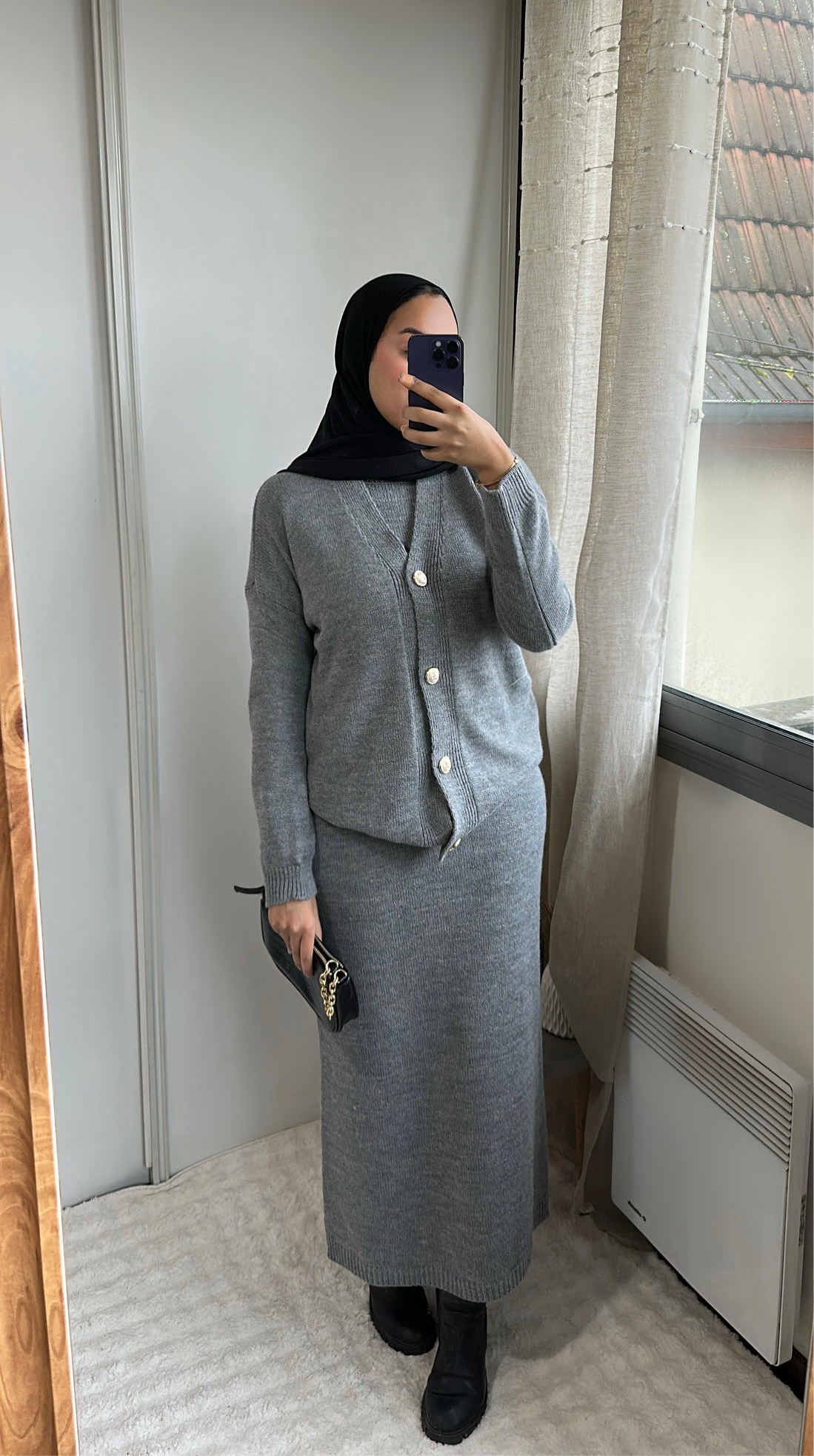 Ensemble Esra (robe + cardigan)