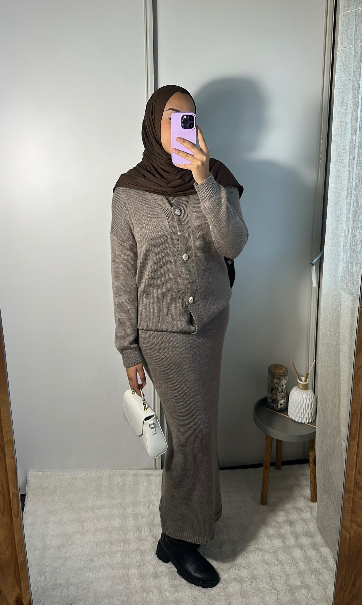 Ensemble Esra (robe + cardigan)