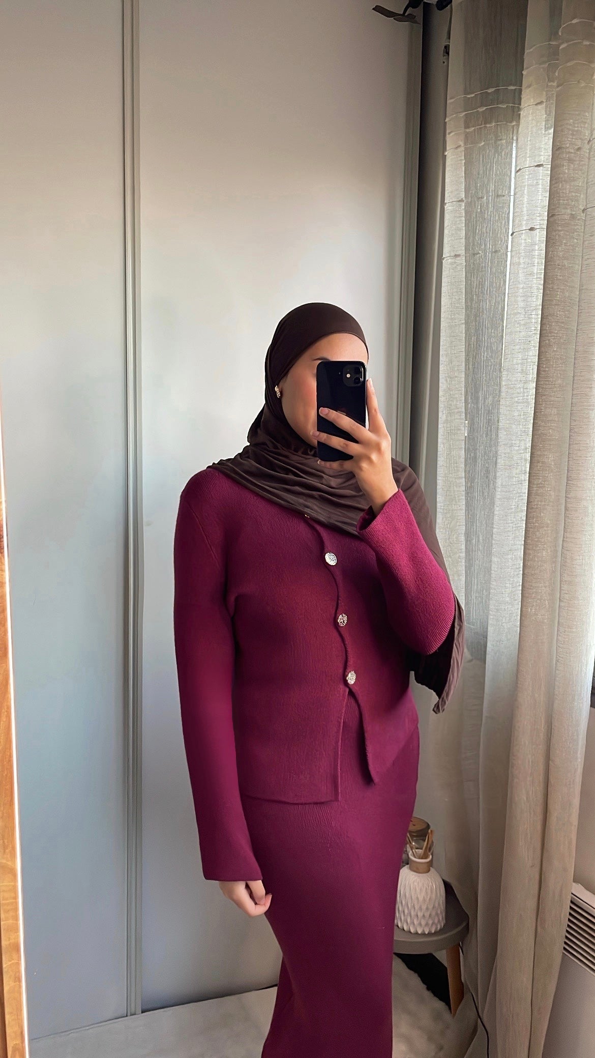 Ensemble Maria - (cardigan + jupe)
