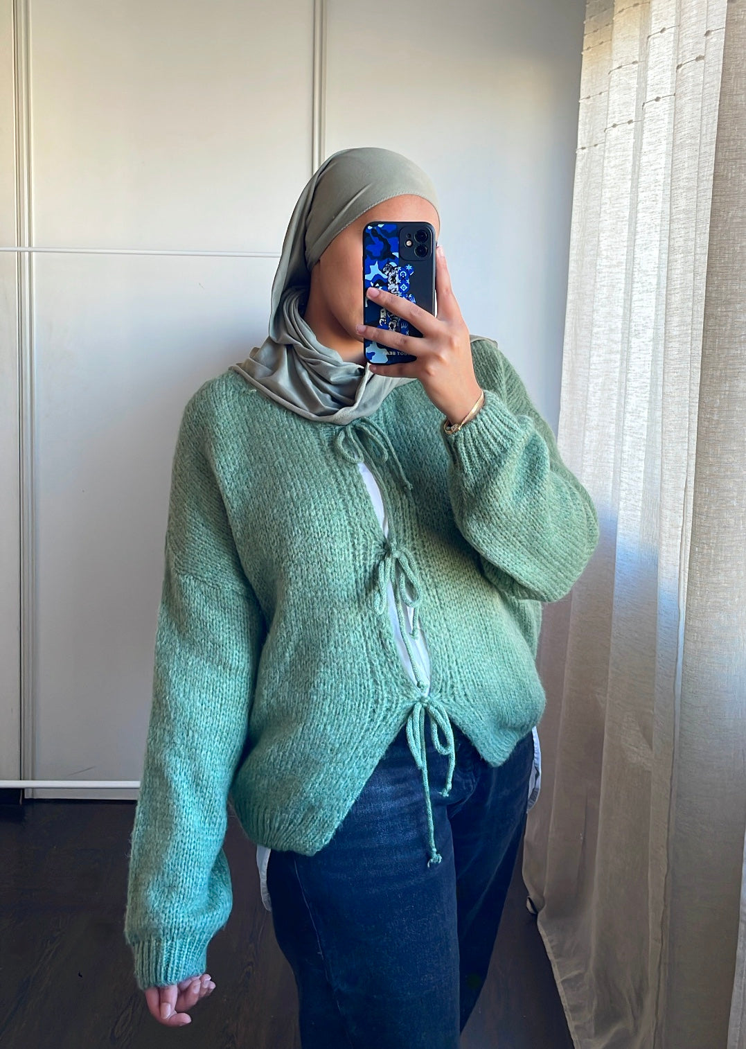 Cardigan à nœuds - Amna