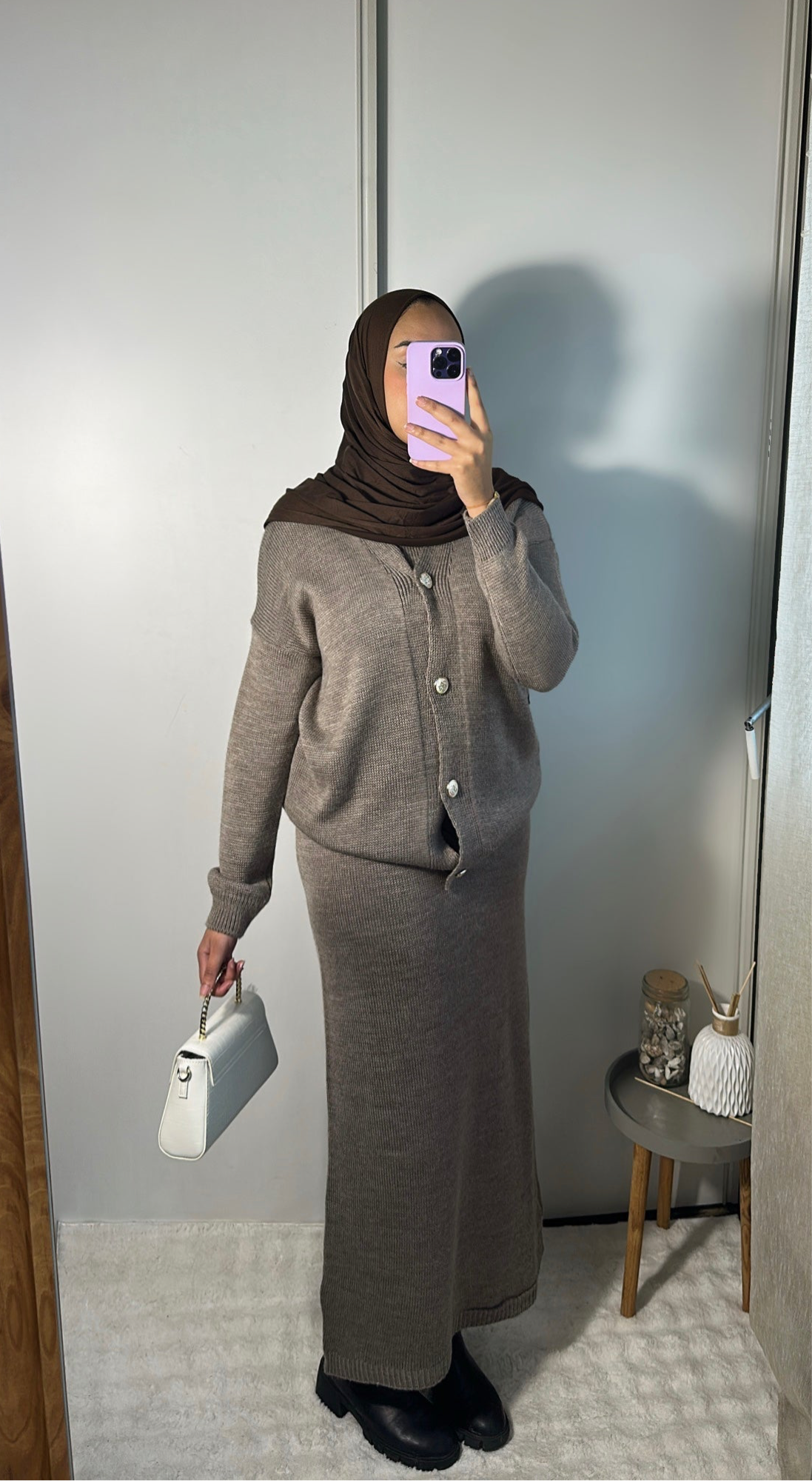 Ensemble Esra (robe + cardigan)