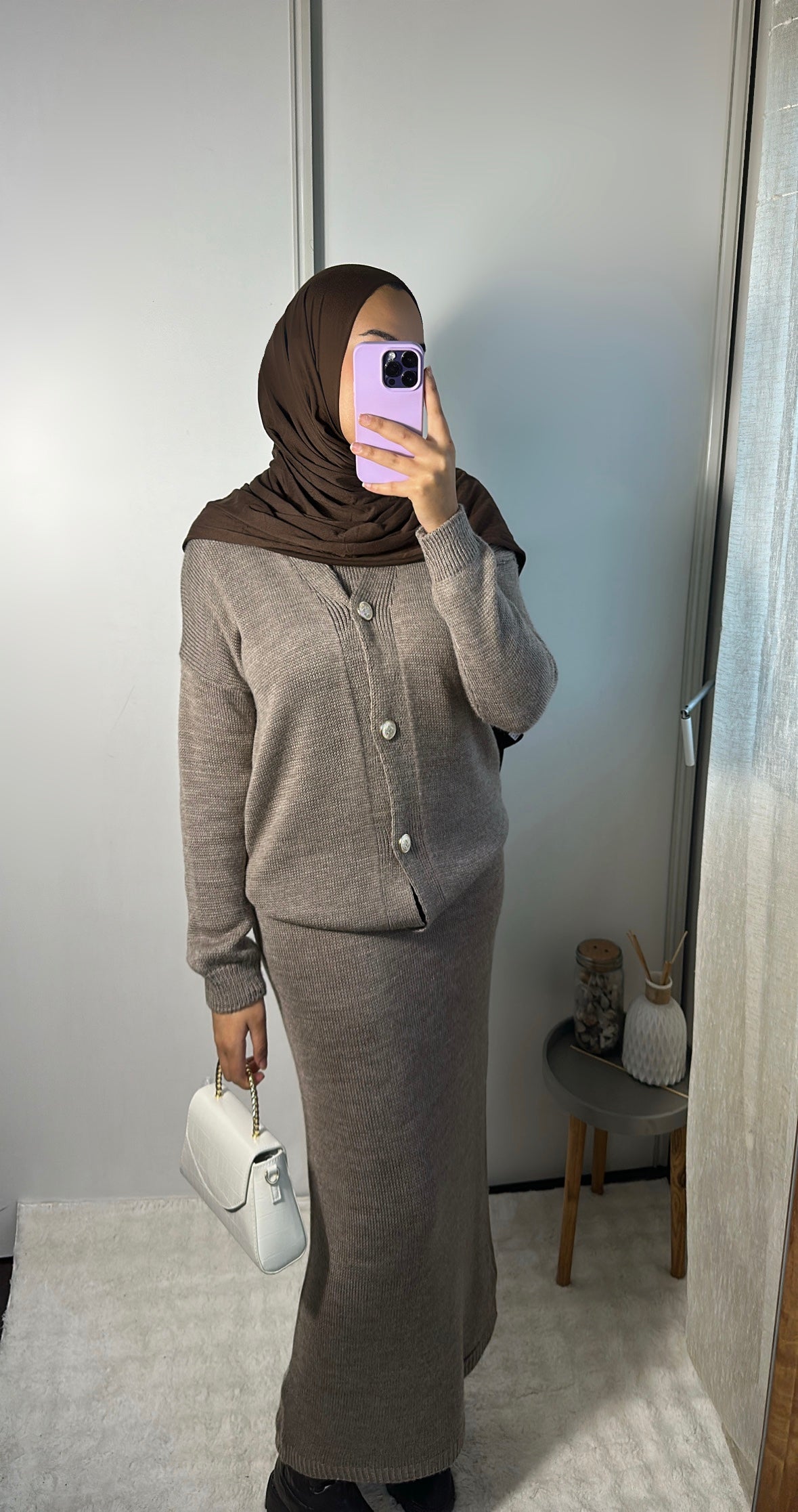 Ensemble Esra (robe + cardigan)