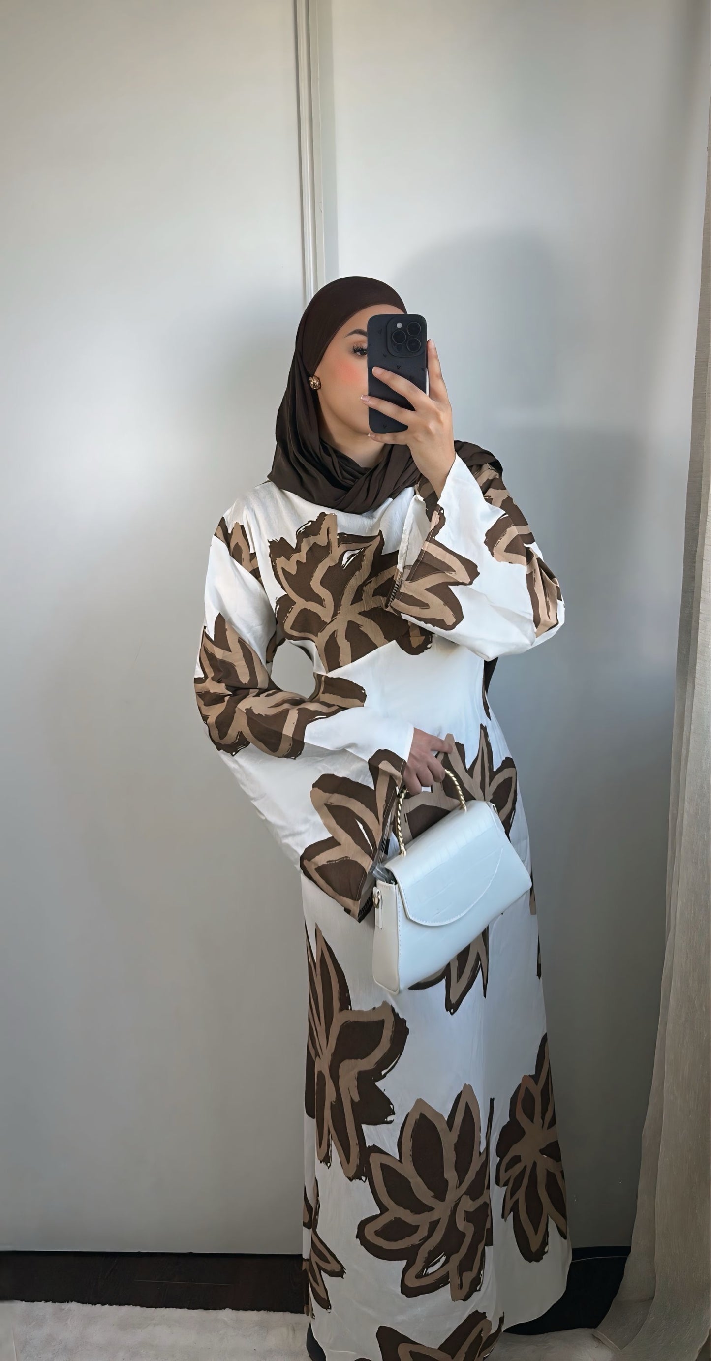 Robe Warda - marron