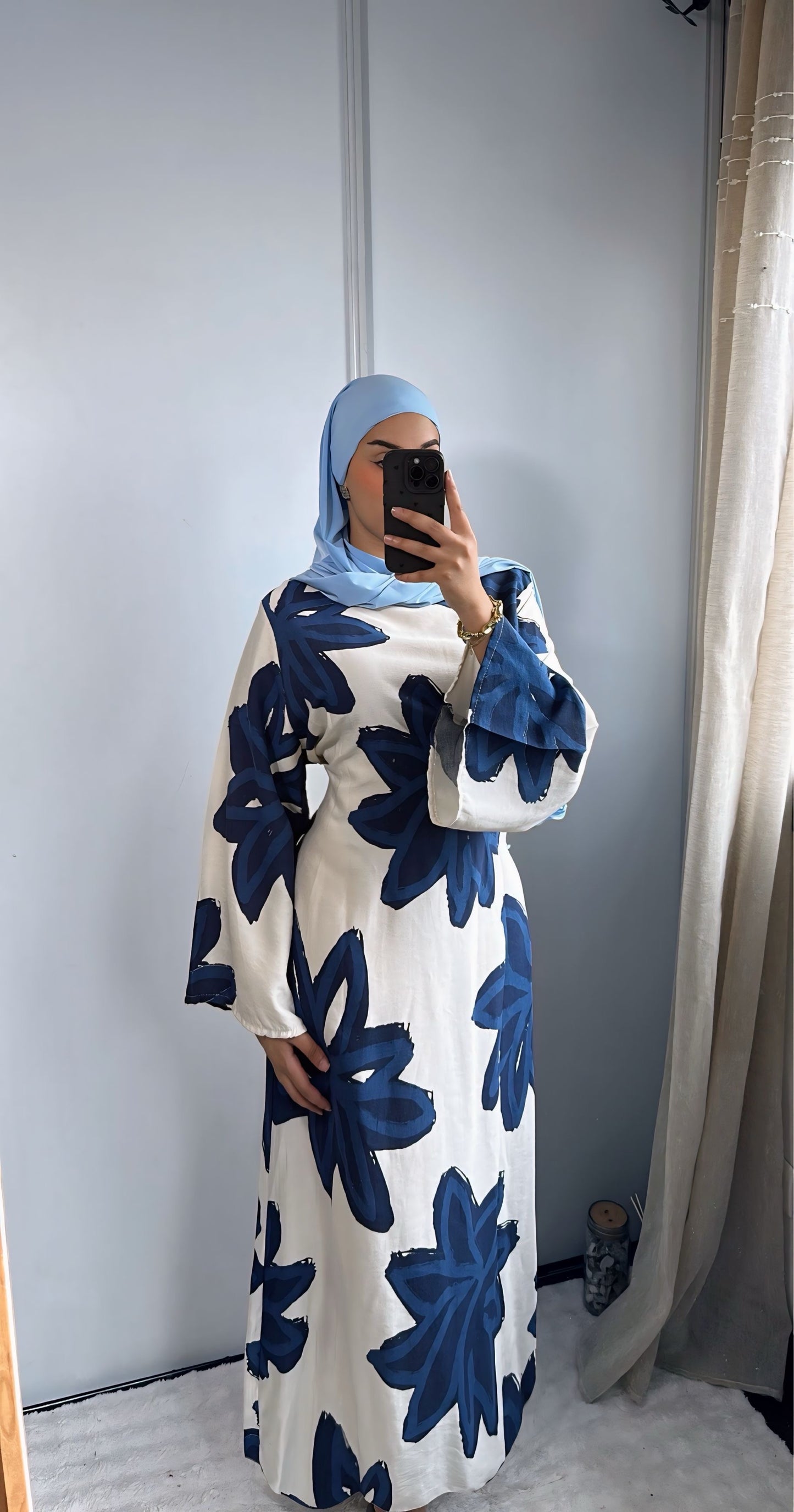 Robe Warda - Bleu
