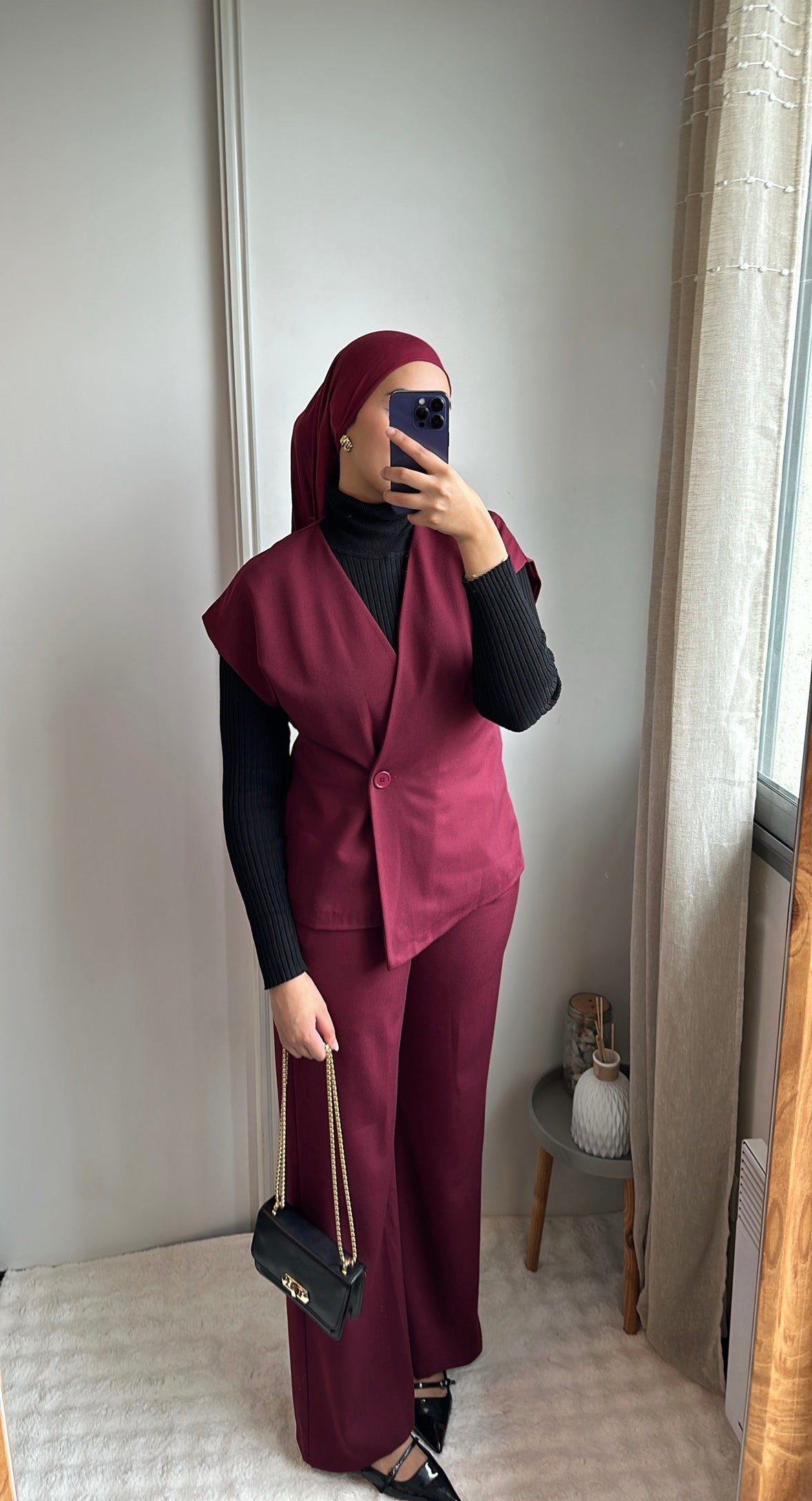 Ensemble Lilya - bordeaux