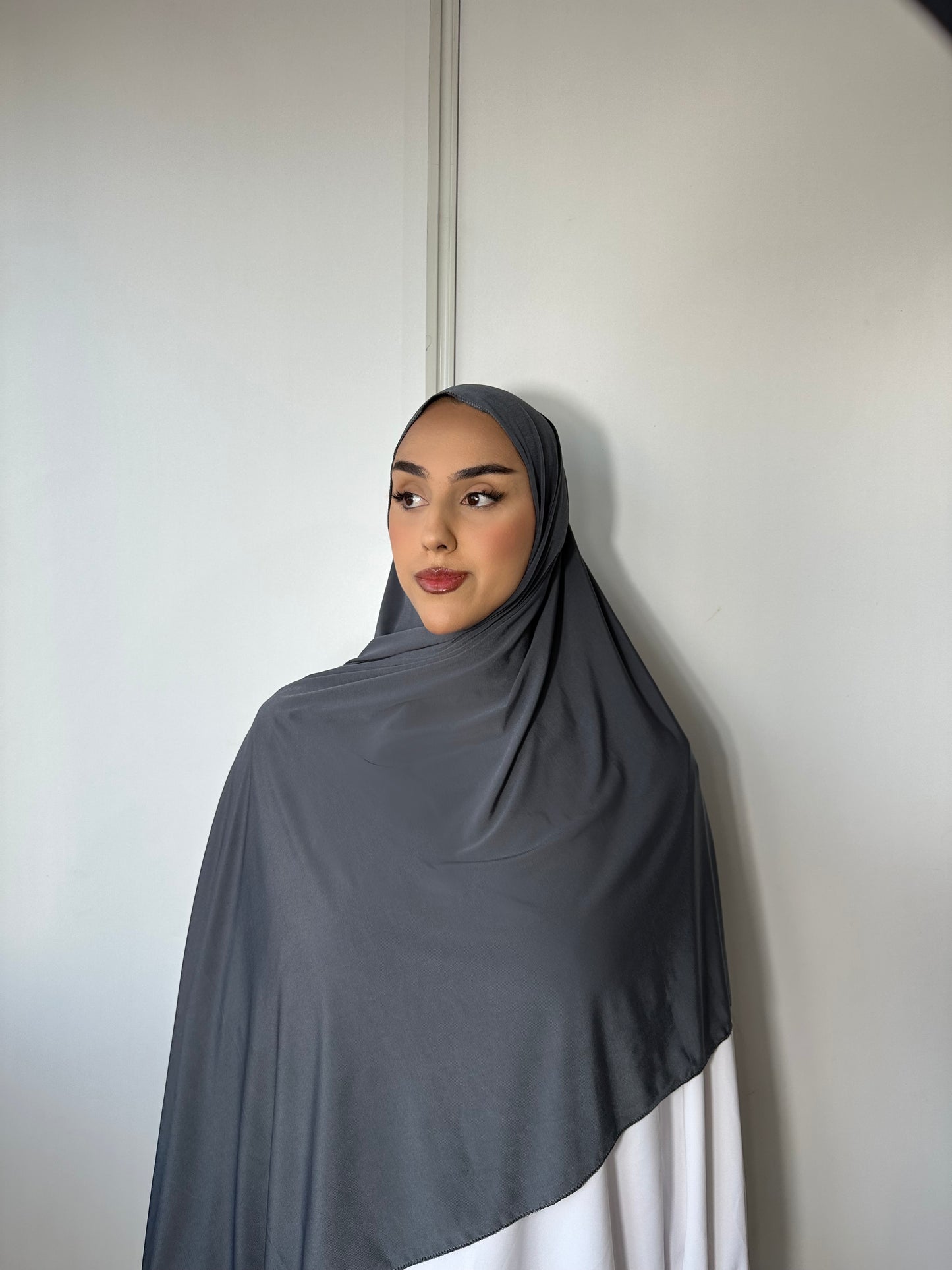 Jersey premium de luxe - ondulé gris foncé